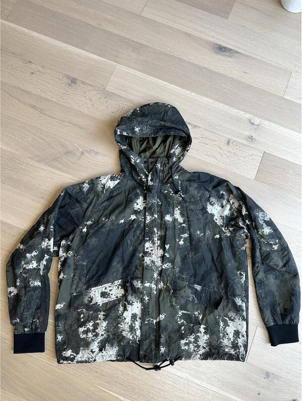 Zara Spring Light Jacket Green/cream/ Black Men’s Size XL